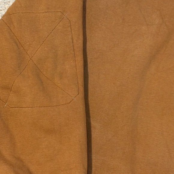 Vintage Kodiak Xtreme Workwear Brown Quarter Zip Pullover Fleece Lined Canada L - Picture 3 of 10